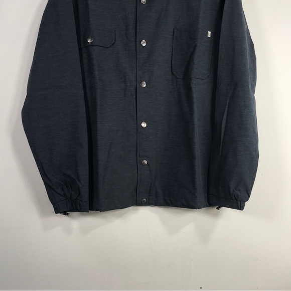 Link Soul Long Sleeve Button Up Shirt, Men's Size S - Navy - Picture 6 of 12